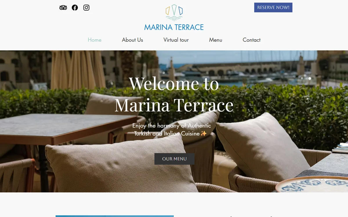 Marina Terrace website by AM Web Lab