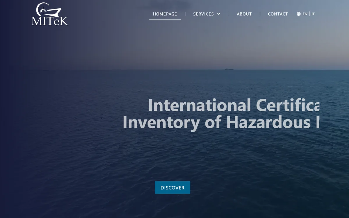 Mitek Ltd website homepage